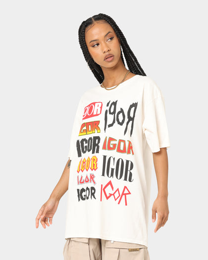 Goat Crew Igor Metal Logo T-Shirt Off White