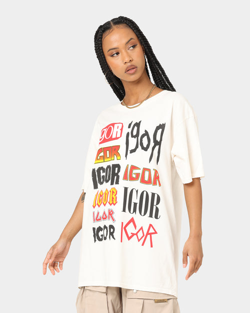 Goat Crew Igor Metal Logo T-Shirt Off White