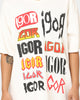 Goat Crew Igor Metal Logo T-Shirt Off White