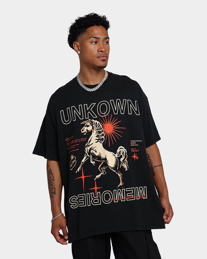 Goat Crew Unknown Memories Vintage T-Shirt Black Wash