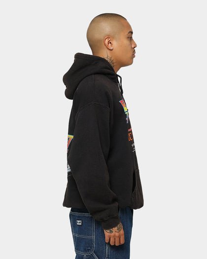 American Thrift X Back To The Future Back To The Future 2 Vintage Hoodie Washed Black