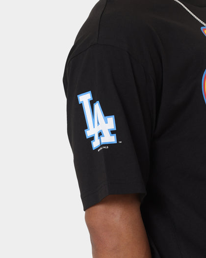 New Era Los Angeles Dodgers Retro Outline Logo T-Shirt Black