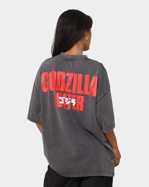 Loiter X Godzilla Godzilla Vintage T-Shirt Charcoal