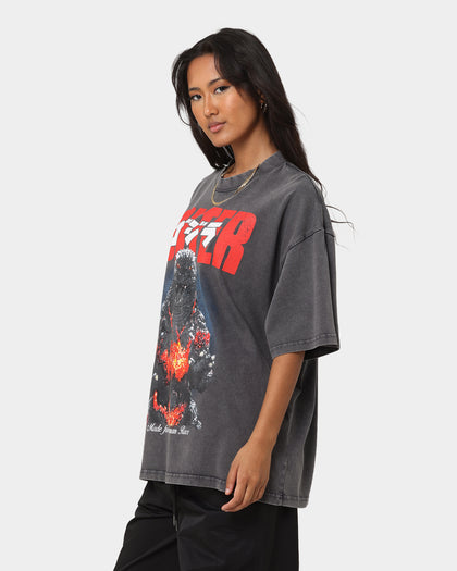 Loiter X Godzilla Godzilla Vintage T-Shirt Charcoal