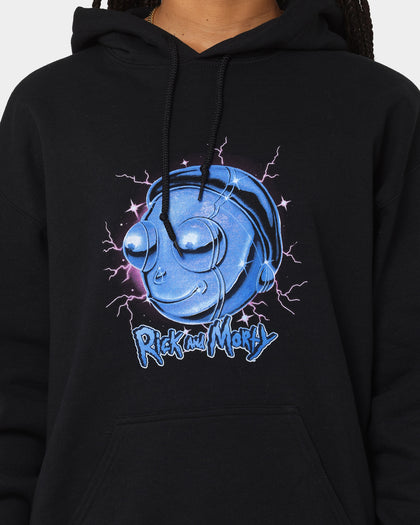 Goat Crew X Rick And Morty Chrome Heads Hoodie Black