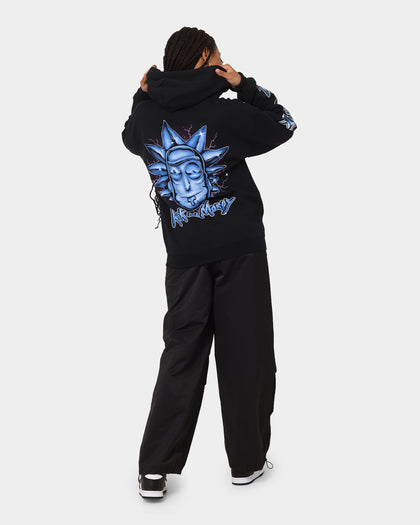 Goat Crew X Rick And Morty Chrome Heads Hoodie Black