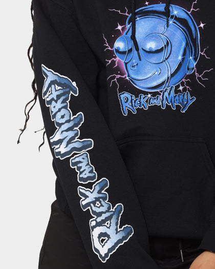 Goat Crew X Rick And Morty Chrome Heads Hoodie Black