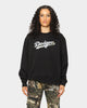 Majestic Athletic Women's Los Angeles Dodgers Copper Marble Wordmark Crewneck Black