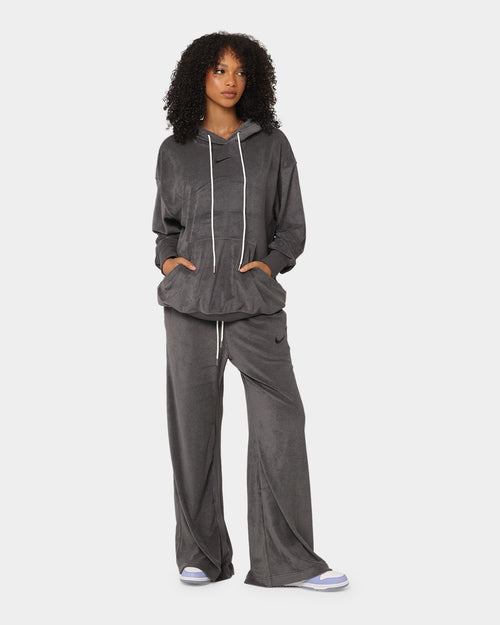 Nike Women's Nike Sportswear French Terry Oversized Pullover Hoodie Anthracite/Black