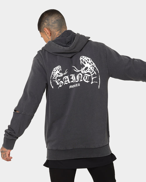 Saint Morta Venomous New Age Vintage Hoodie Vintage Black