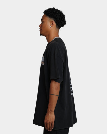 Goat Crew X Ol' Dirty Bastard ID Card Vintage T-Shirt Washed Black