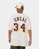 Mitchell & Ness Los Angeles Lakers Shaquille O'Neal #34 N&N T-Shirt White Marle