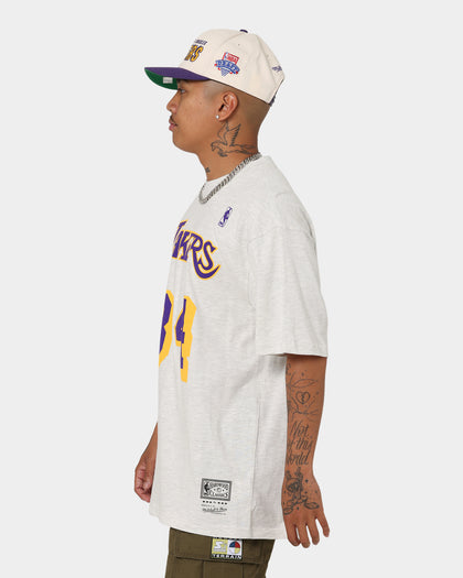 Mitchell & Ness Los Angeles Lakers Shaquille O'Neal #34 N&N T-Shirt White Marle