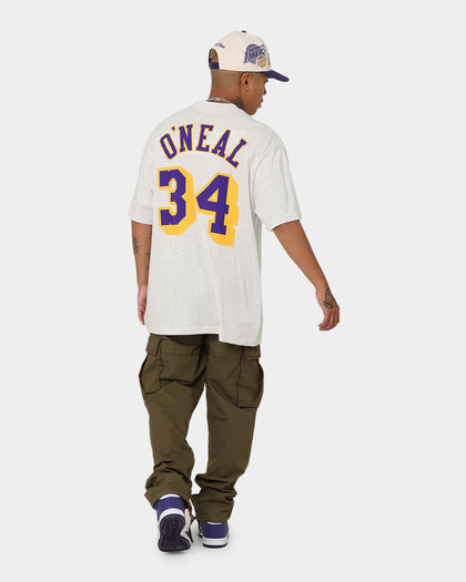 Mitchell & Ness Los Angeles Lakers Shaquille O'Neal #34 N&N T-Shirt White Marle