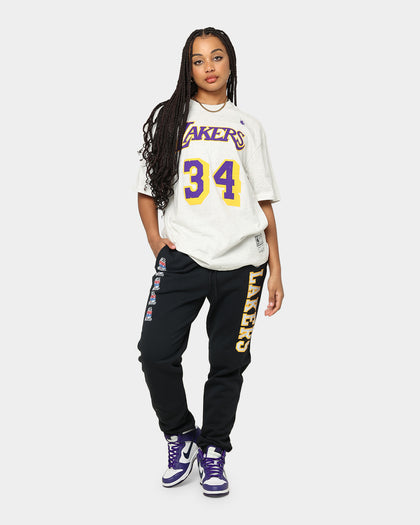 Mitchell & Ness Los Angeles Lakers Shaquille O'Neal #34 N&N T-Shirt White Marle