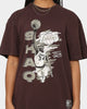 Mitchell & Ness Los Angeles Lakers Shaquille O'Neal Scribble T-Shirt Baroque Brown