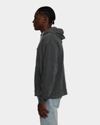 MNML Panelled Vintage Hoodie Black