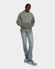 MNML Panelled Vintage Hoodie Olive