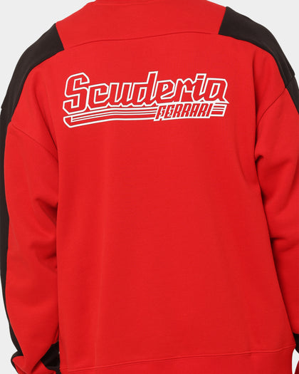 Puma X Ferrari Motorsports Race Statement Sweat Crewneck Rosso Corsa