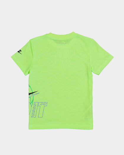 Nike Kids' Just Do It Futura Wrap T-Shirt Ghost Green