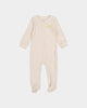 Nike Infants' E1D1 Ribbed Footed Coveralls Pale Ivory Heat