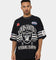 Majestic Athletic Las Vegas Raiders Champion Arch Stripe Oversized T-Shirt Faded Black