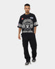 Majestic Athletic Las Vegas Raiders Champion Arch Stripe Oversized T-Shirt Faded Black