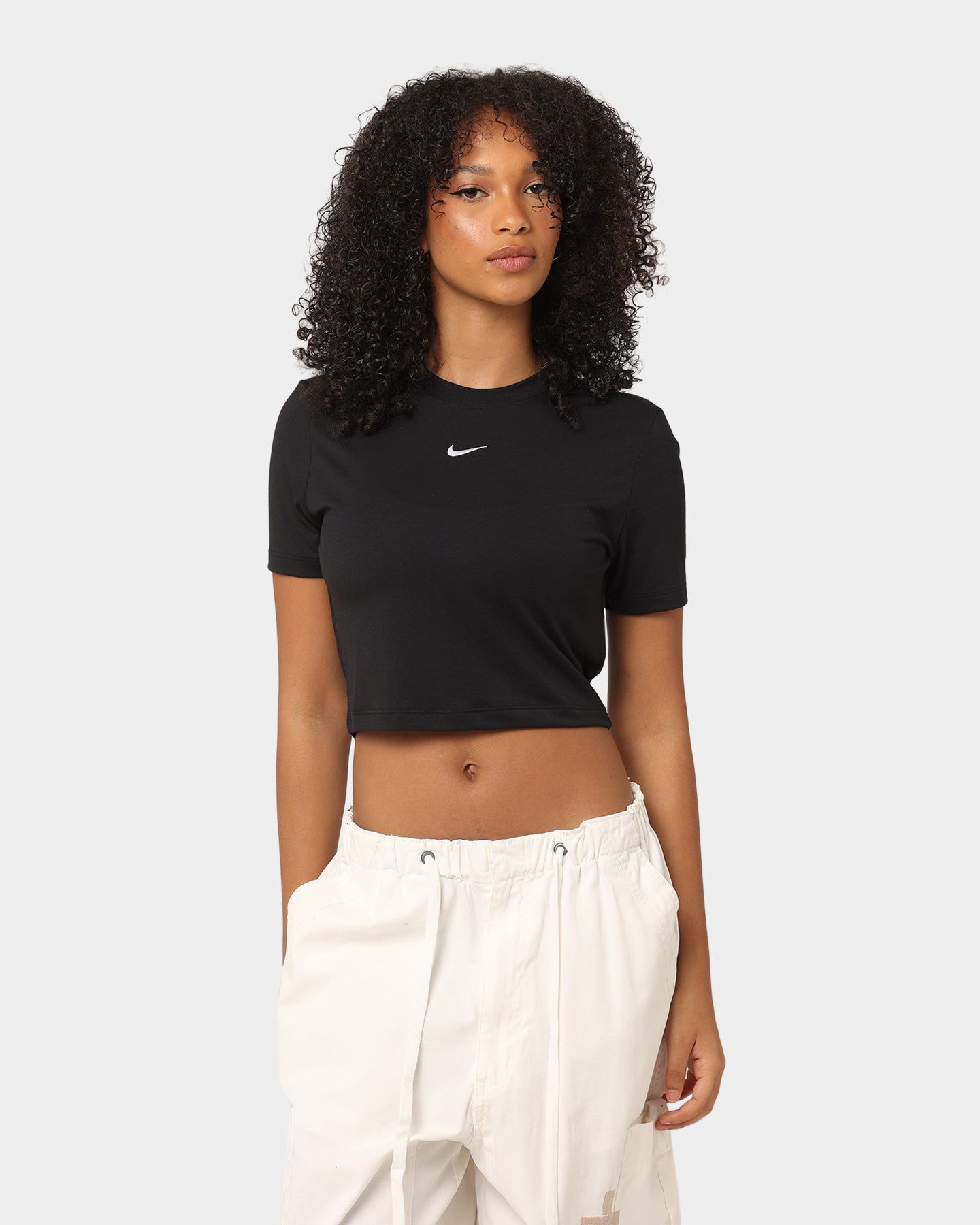 nike crop black
