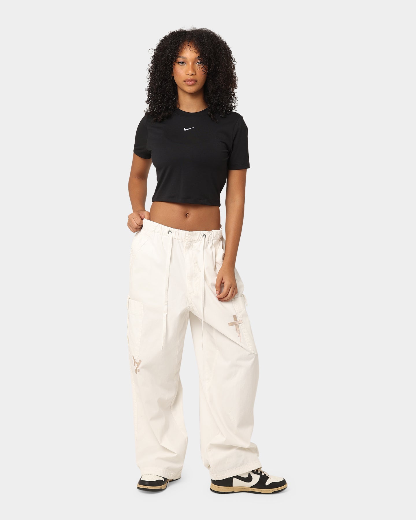 nike vintage crop pants