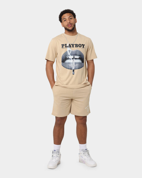 Playboy Monotone Original Fit T-Shirt Tan