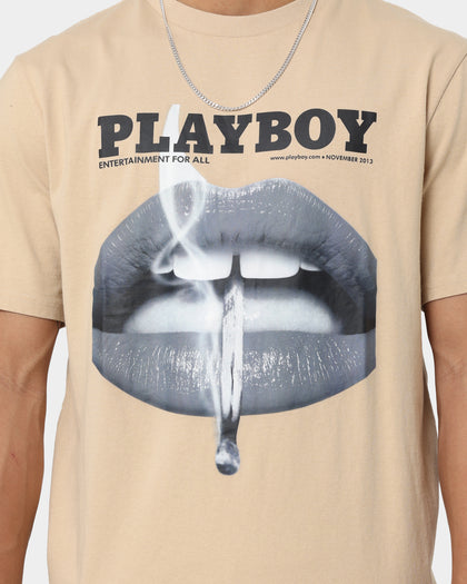 Playboy Monotone Original Fit T-Shirt Tan