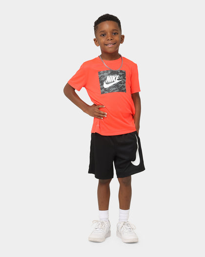 Nike Kids' Camo Futura T-Shirt Bright Crimson