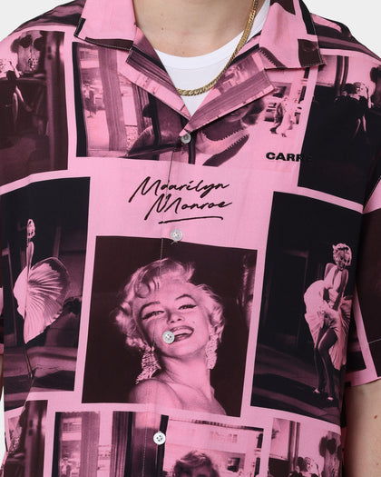 Carré X Marilyn Monroe Button Up Shirt Pink