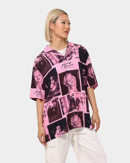 Carré X Marilyn Monroe Button Up Shirt Pink