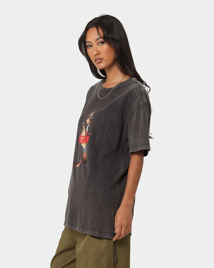 Ksubi X Juice Wrld 999 Biggie Vintage T-Shirt Faded Black