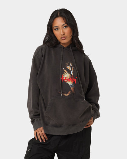 Ksubi X Juice Wrld 999 Wrld Biggie Hoodie Faded Black