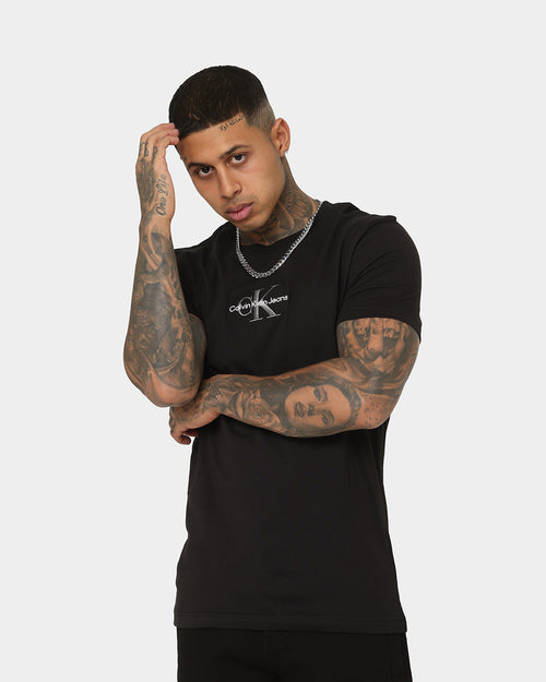 Calvin Klein Monologo T-Shirt Ck Black