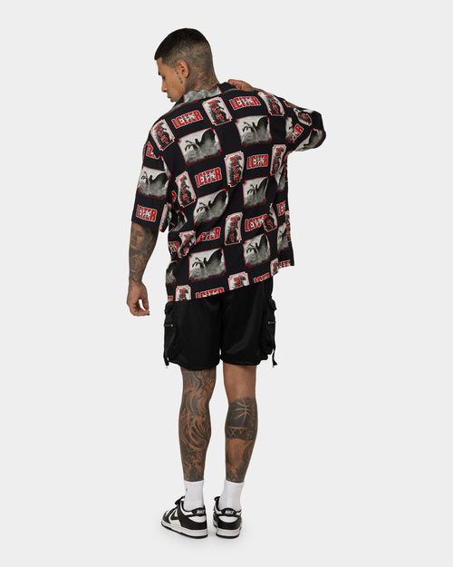 Loiter X Godzilla Godzilla Button Up Shirt Black