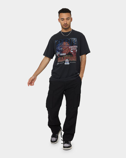 Mitchell & Ness Chicago Bulls 1993 Champions T-Shirt Faded Black