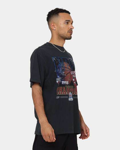 Mitchell & Ness Chicago Bulls 1993 Champions T-Shirt Faded Black
