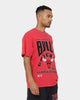 Mitchell & Ness Chicago Bulls Division Arch T-Shirt Faded Red