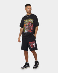 Mitchell & Ness Seattle Sonics VS Chicago Bulls 1996 Finals T-Shirt Faded Black