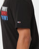 Tommy Jeans TJM Classic RWB Multi Logo T-Shirt Black