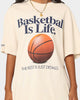 Mitchell & Ness Basketball Is Life T-Shirt Unbleached