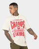 Mitchell & Ness Los Angeles Lakers St Valentine's Day T-Shirt Unbleached