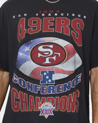 Mitchell & Ness San Francisco 49ers Superbowl Champ T-Shirt Faded Black