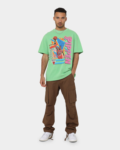 Mitchell & Ness Scottie Pippen Chicago Bulls Player Vibes T-Shirt Neon Green
