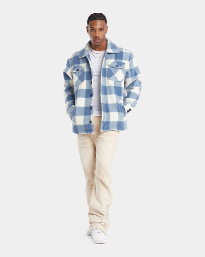 XXIII Mikhail Plaid Jacket Blue/White
