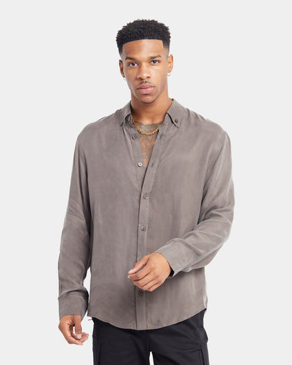 XXIII Nathan Button Up Shirt Charcoal