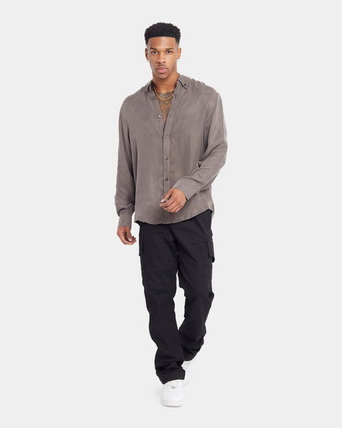 XXIII Nathan Button Up Shirt Charcoal